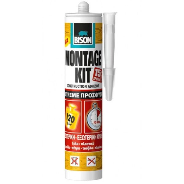 Bison Montage Kit Direct Kit Κατασκευαστική Κόλλα