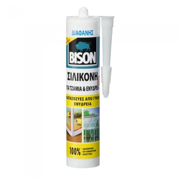 Bison Sealant Silicone Κόλλα Γυαλιού
