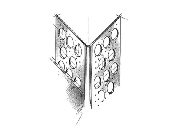 Knauf Γωνιόκρανο Γυψοσανίδας Διάτρητο 31x31 3m