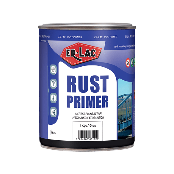Er-Lac Rust Primer Γκρι 0,75LT