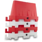 Πλαστικό Στηθαίο PE Κόκκινο - Λευκό