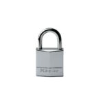 Λουκέτο μπρούτζινο επινικελωμένο με λαιμό Inox 30mm