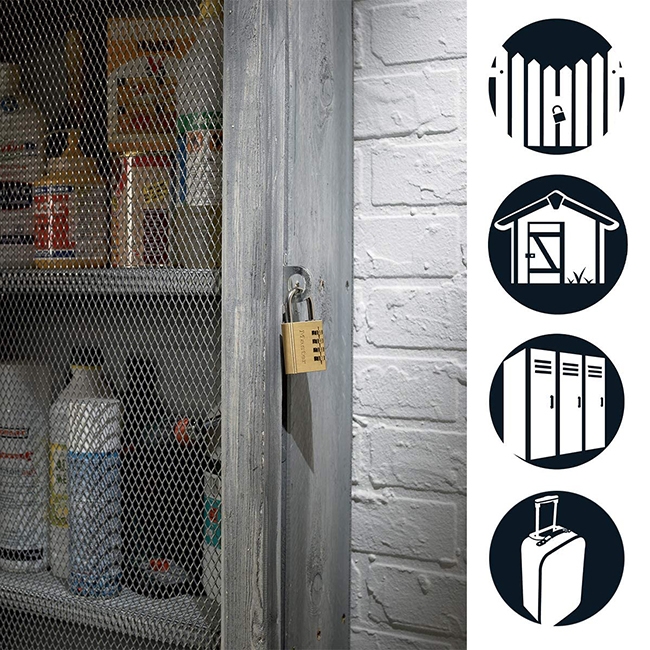 0007471_-30mm-masterlock Λουκέτο μπρούτζινο 30mm με συνδυασμό, MASTERLOCK - Image 2