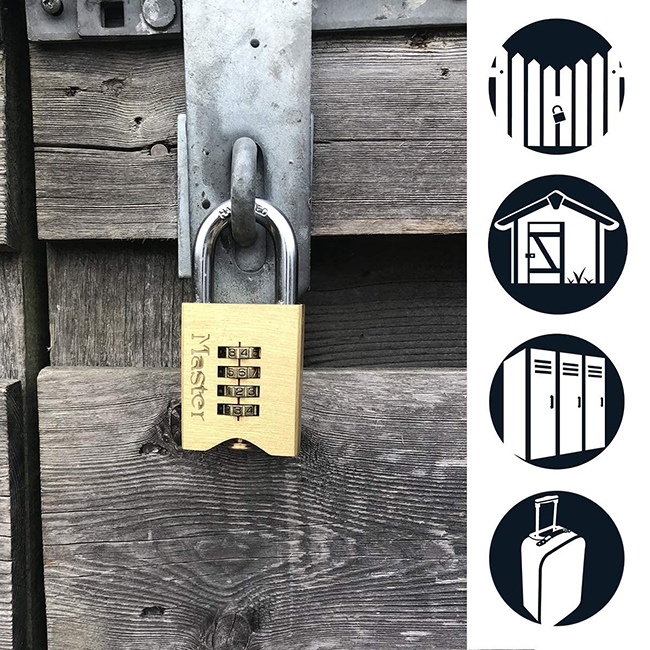 0007484_-50mm-masterlock Λουκέτο μπρούτζινο 50mm με συνδυασμό, MASTERLOCK - Image 2