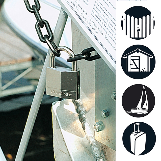 0007690_-inox-30mm Λουκέτο μπρούτζινο επινικελωμένο μακρύλαιμο Inox 30mm - Image 2