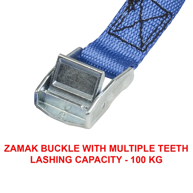 0007897_-2-25m-aster-eco Σετ 2 ιμάντες 2,5m με πόρπη ασφαλείας ΜASTER ECO - Image 2