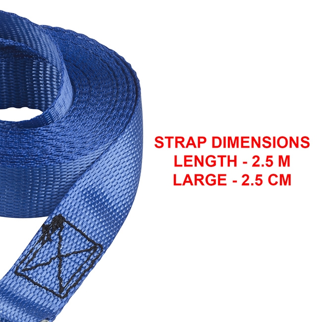 0007898_-2-25m-aster-eco Σετ 2 ιμάντες 2,5m με πόρπη ασφαλείας ΜASTER ECO - Image 3