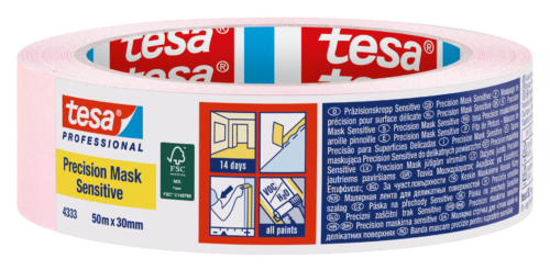 Tesa Ταινία Μασκαρίσματος Ροζ Ακριβείας 4333