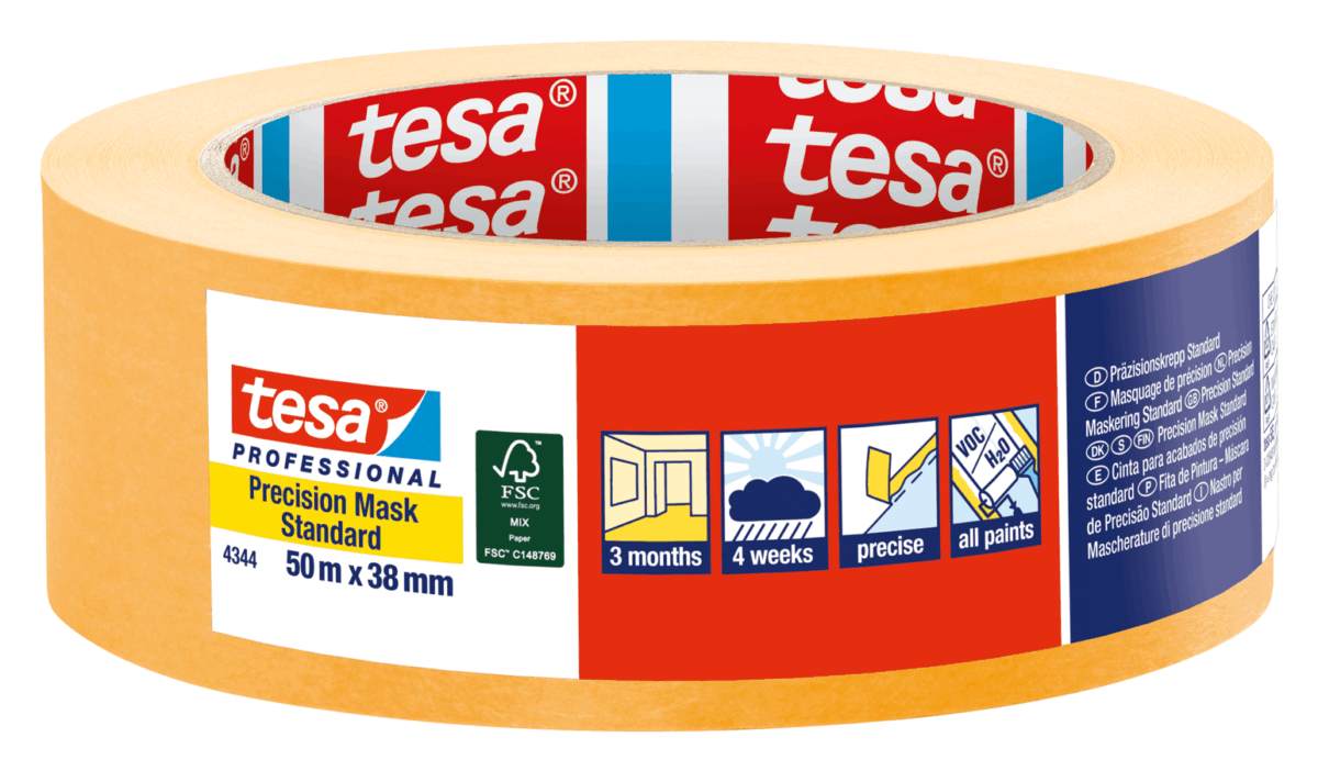 Tesa Ταινία Μασκαρίσματος Πορτοκαλί Ακριβείας 4344 - Image 1