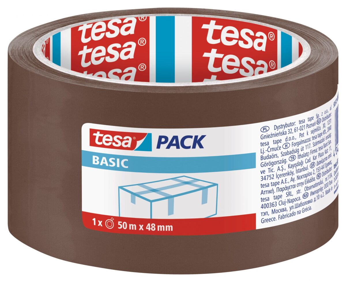 Tesa Ταινία Συσκευασίας Basic 50m x 48mm - Image 1
