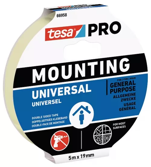 Tesa Ταινία Στερέωσης Pro Γεν. Χρήσης 5m x 19mm