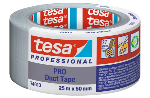 Tesa Ταινία Υφασμάτινη Pro Γκρι 25m x 50mm