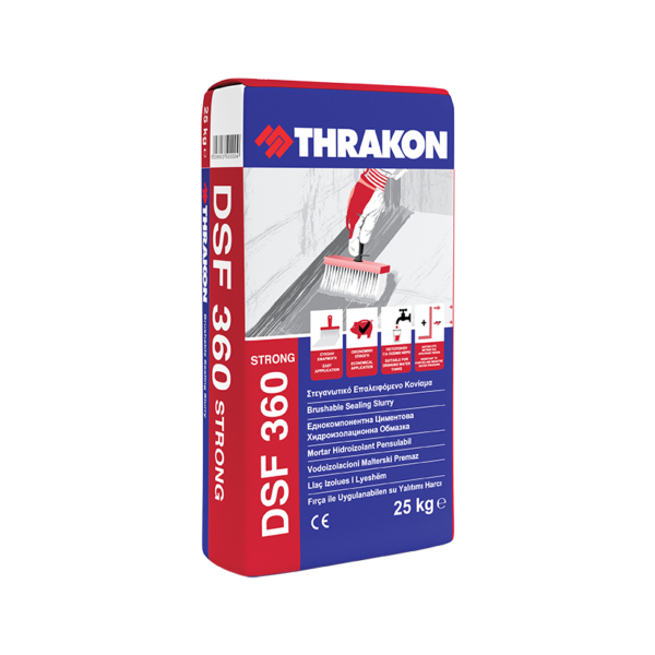 Thrakon DSF 360 Στεγανωτικό Επαλειφόμενο Κονίαμα Γκρι 25kg