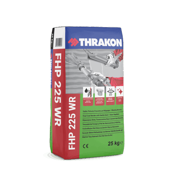 Thrakon FHP-225 Σοβάς Τελικής Στρώσης Λευκός 25kg