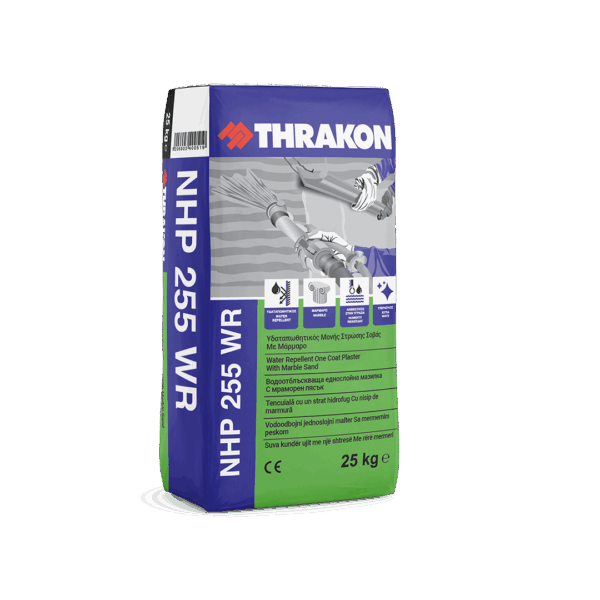Thrakon NHP-255 Σοβάς Μιας Στρώσης Λευκός 25kg