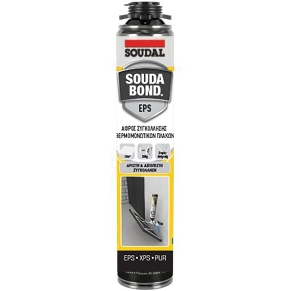 Soudabond EPS αφρός PU συγκόλλησης θερμομονωτικών πλακών πιστολιού 750ml