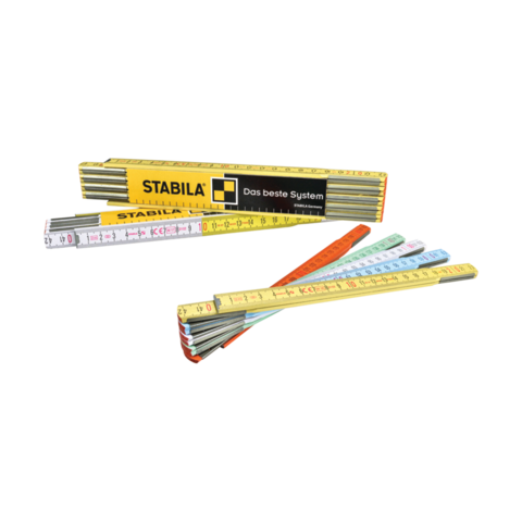 Stabila Μέτρο Ξύλινο 2m Πολύχρωμο