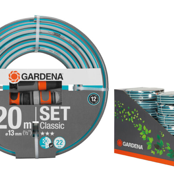 18008-20 Λάστιχο Gardena Σετ με συνδέσμους OGS Classic 1/2"- 20m