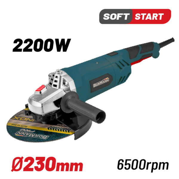 Borman Pro Γωνιακός Τροχός Ρεύματος Φ230 BAG2200