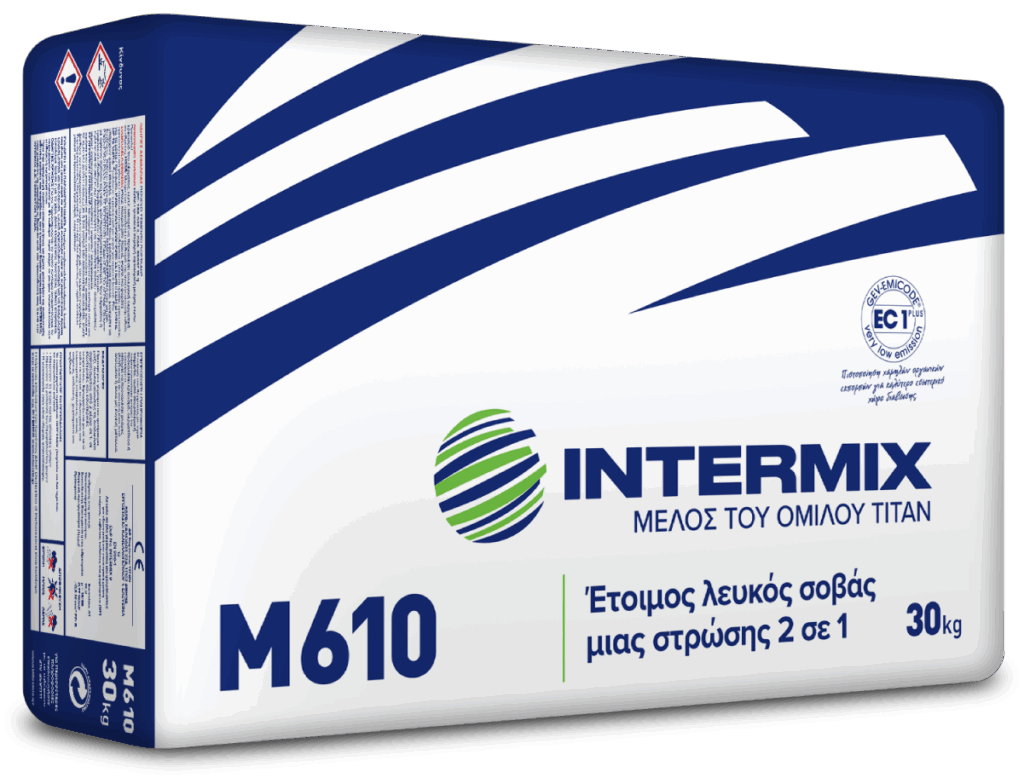 Intermix Σοβάς μιας Στρώσης 2 σε 1 30kg | ΣΚΑΦΙΔΑΣ Ε. - ΠΕΠΠΑ ΑΦΟΙ Α.Ε.