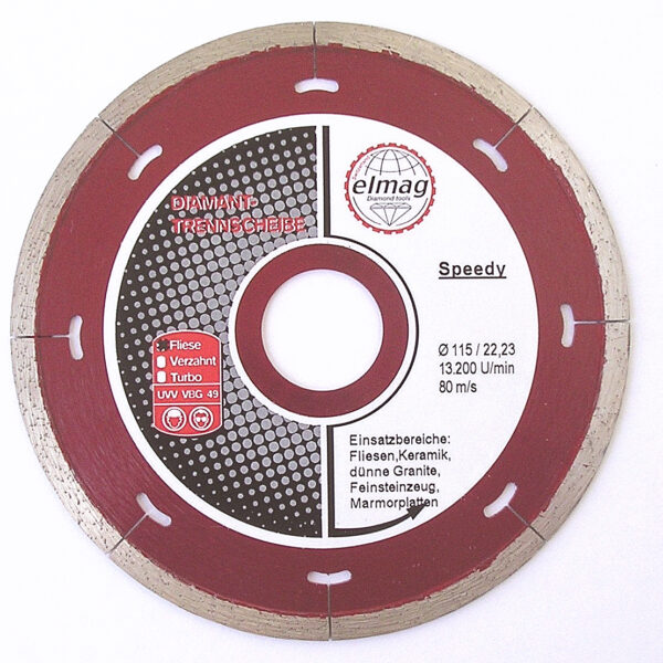 Elmag Δίσκος Κοπής SPEEDY Φ125