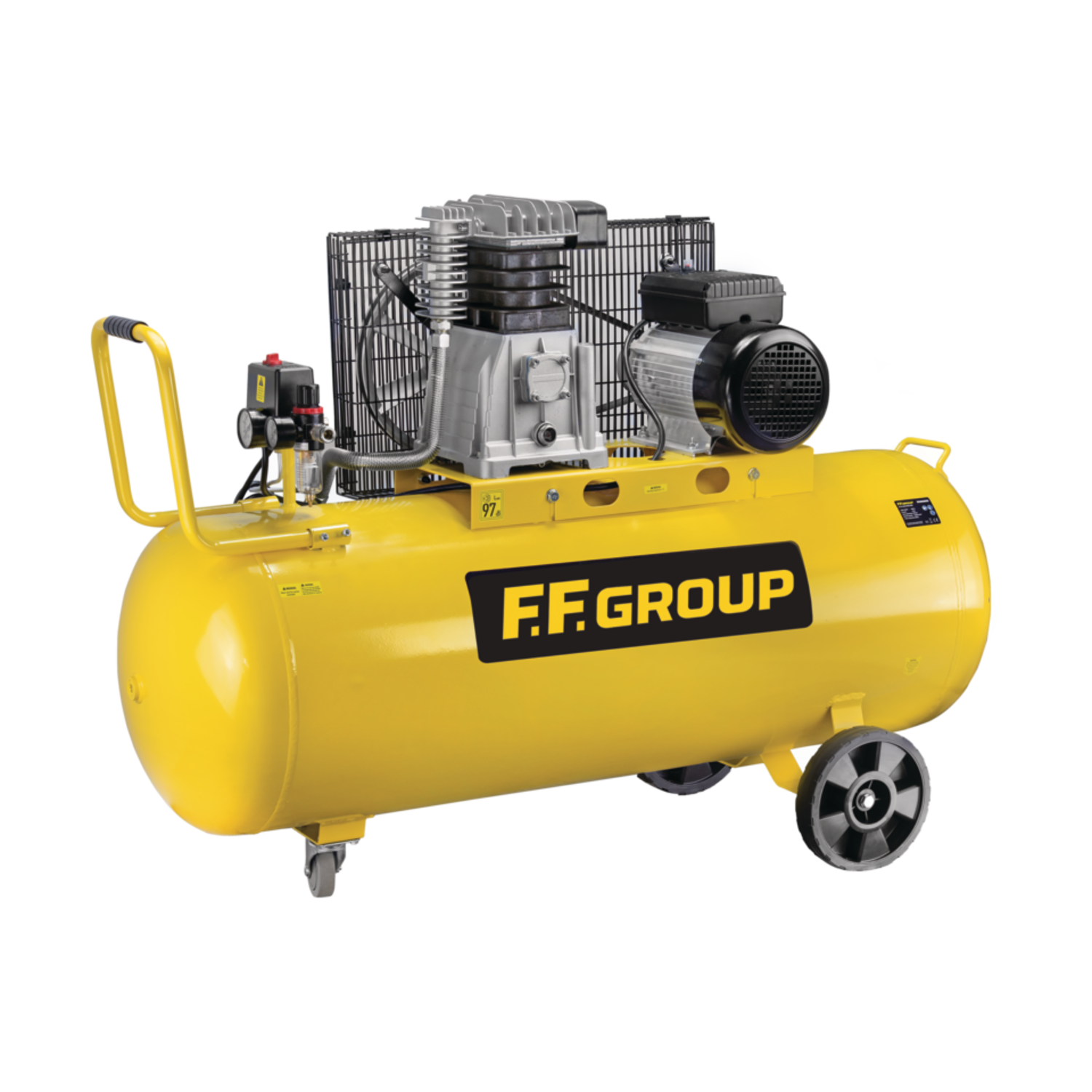 6641 Αεροσυμπιεστης Επαγγελματικος Με Ιμαντα Ac-B 150/4Mc Pro F.F. Group - Image 1