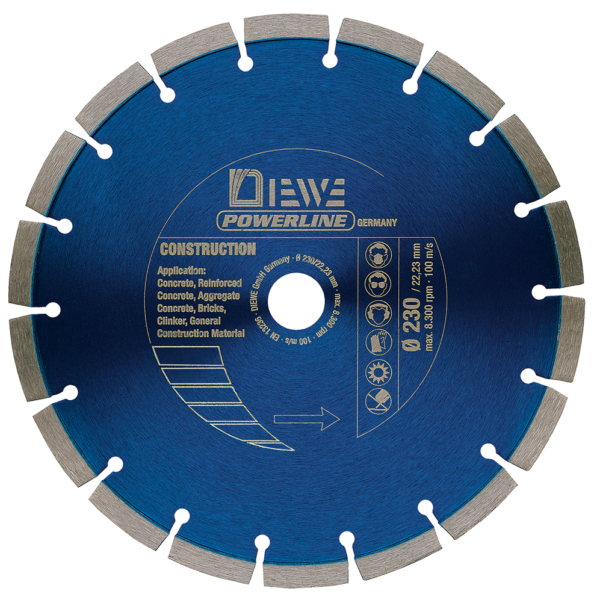 Diewe Δίσκος Κοπής PL Construction Φ230
